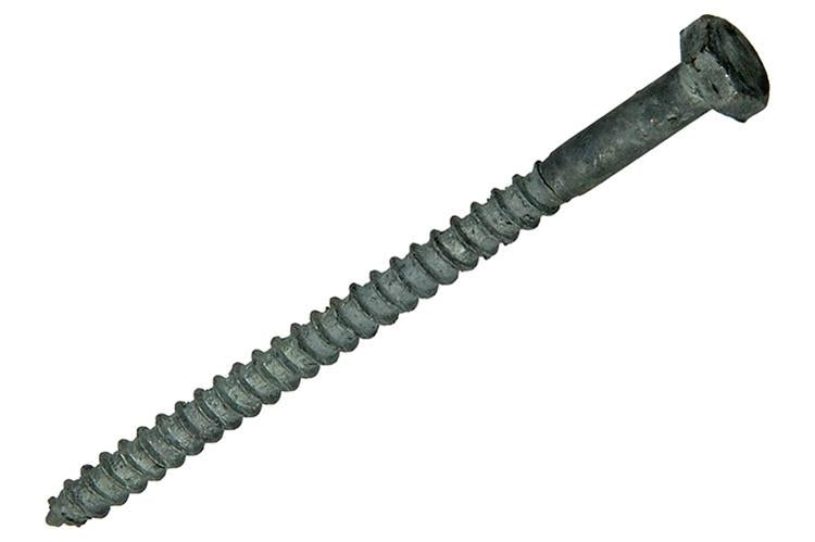 Mack 1020186 - perno roscado para madera galvanizado en caliente 50 piezas 7 x 110 mm | 2 piezas