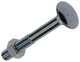 Mack 1020193 - perno madera + tuerca galvanizada 40 stm5 x 40 mm | 5 piezas