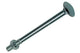 Mack 1020202 - perno para madera + tuerca galvanizada 20 stm6 x 80 mm | 5 piezas