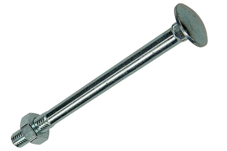 Mack 1020212 - perno madera + tuerca galvanizada 10 stm10 x 120 mm | 3 piezas