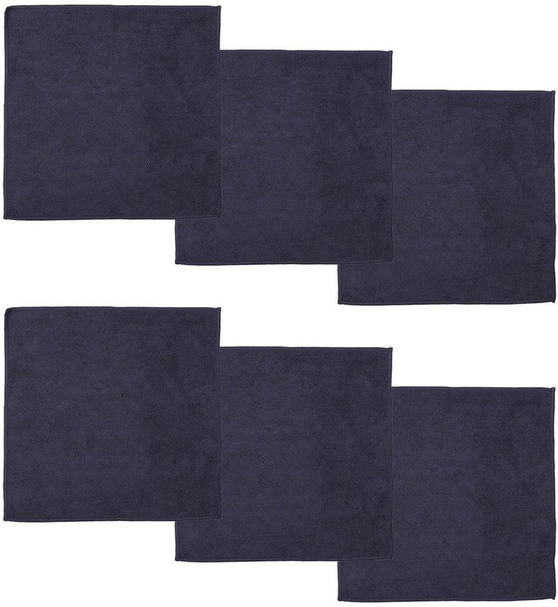 Ddddd paño de microfibra billie 30x30 cm azul 6 piezas | 4 piezas