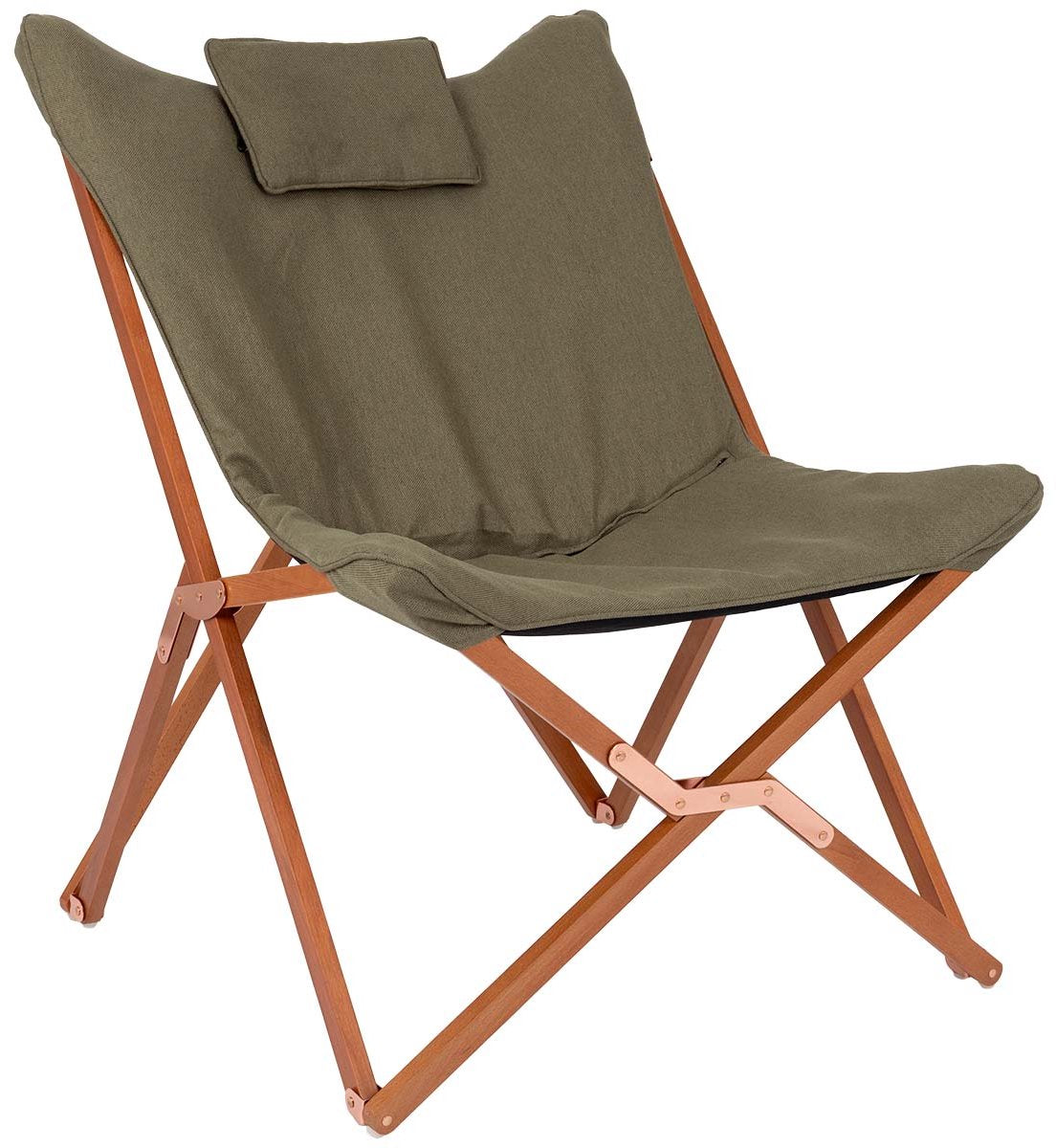 Bo-camp - urban outdoor collection - relaxstoel - bloomsbury - l - oxford polyester - groen