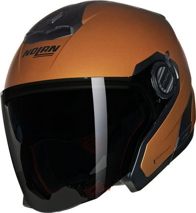 Casco jet Nolan n40-5 06 classico nobile 319 ocra opaco - taglia m - casco