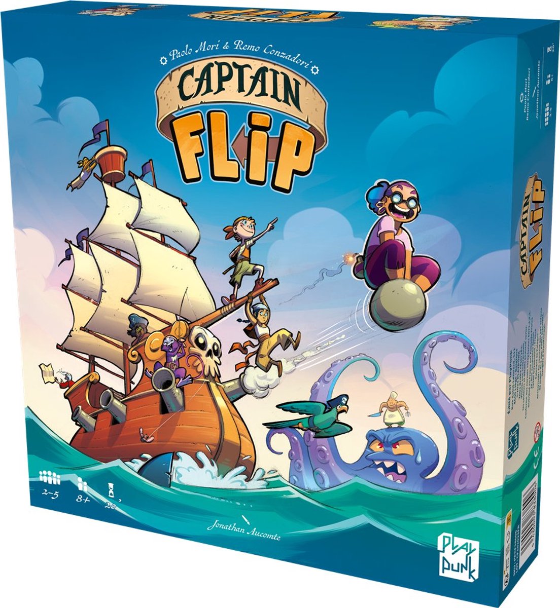 Playpunk captain flip - board game