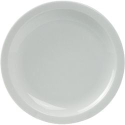 Plato nova nordika porcelana blanca