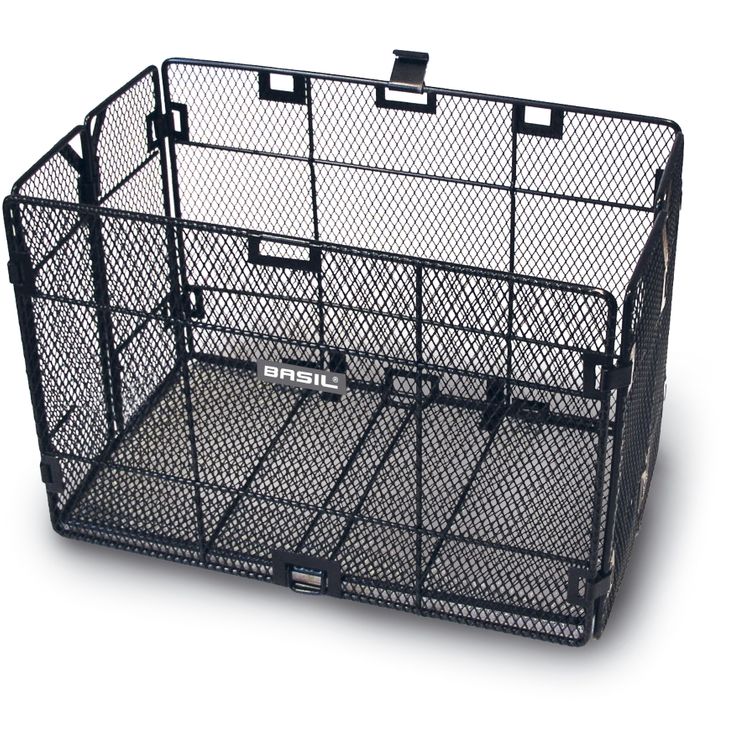 Basil Catania - fietsmand - achterop - zwart