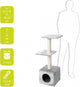 Ebi Cat Scraping Post Palazzo Classic 30x30x90 cm Gray
