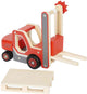 Pieno piccolo - carrello elevatore in legno con pallet