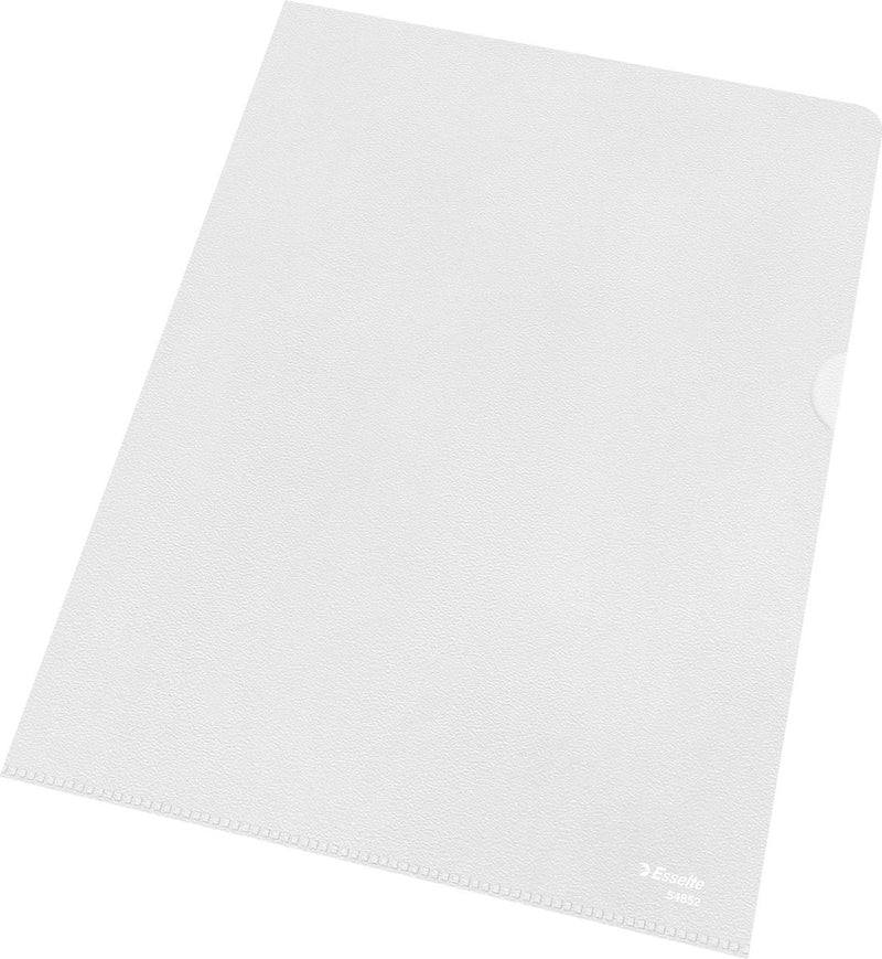 Carpeta Esselte pp view - 30% plástico reciclado preconsumo - a4 - transparente - 100 bolsillos