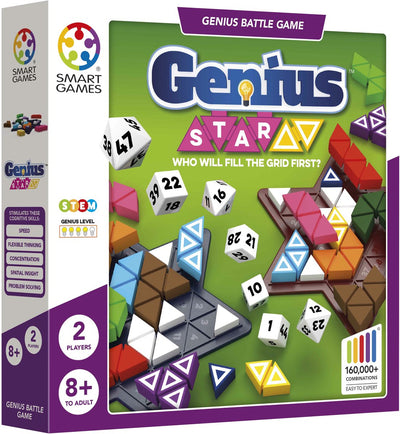 Juegos Genius Star que tiene el primer tablero de juego lleno