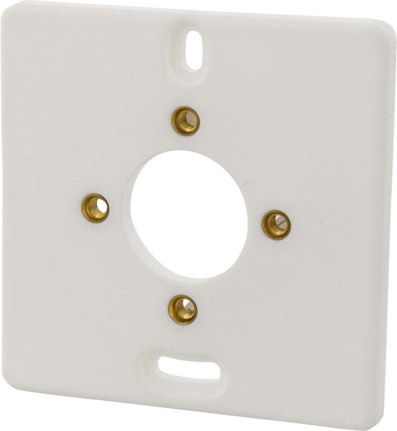 Merten uni placa de montaje superficial simple blanco polar