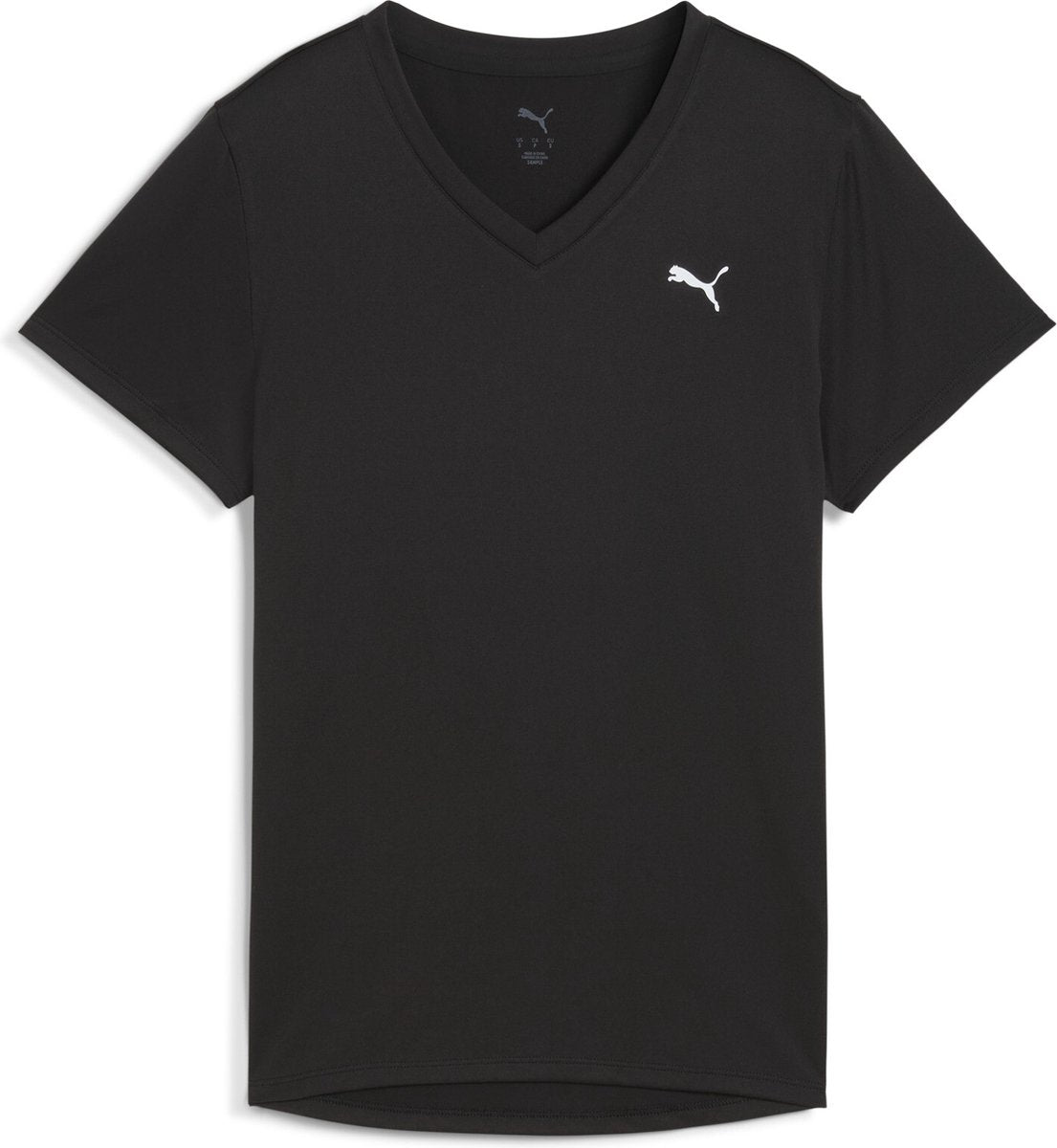 Maglietta sportiva da donna Puma W Tad Essential Vneck Tee - nera