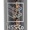 Mack 1018432 - taladro metal hss co5% din 338 ø 8,5 x 117 mm | 5 piezas