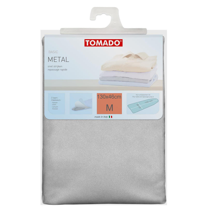 Copriasse da stiro Metaltex tomado metallo 130x46