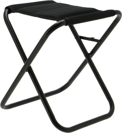 Travellife barletta camping stool black - ventilated and quick-drying 2D mesh - including folding protection