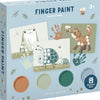 Little holandés Pintura de dedos Forest Friends Green 14 Paps