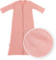 Meyco baby studio collection saco de dormir para bebé con lazo y mangas con cremallera - rosa - 110 cm - 2,5 tog