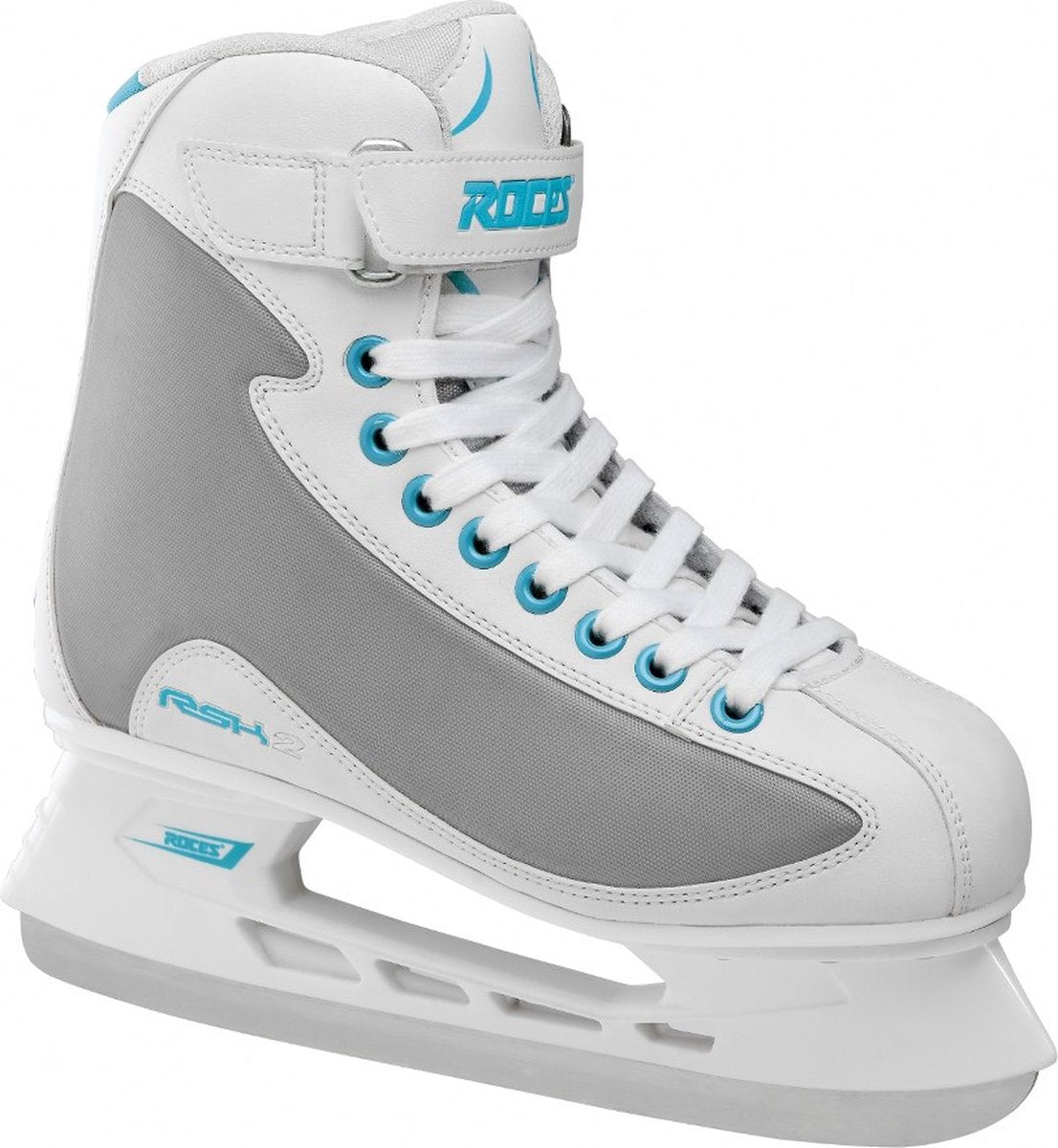 Roces – rsk 2 – ijshockeyschaatsen – schaatsen dames – wit blauw – stevige constructie rvs ijzer – maat eu 40
