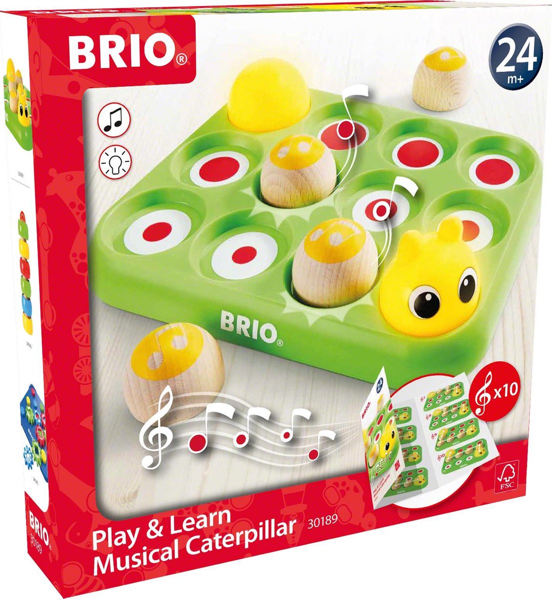 Oruga musical Brio - 30189 - juego educativo