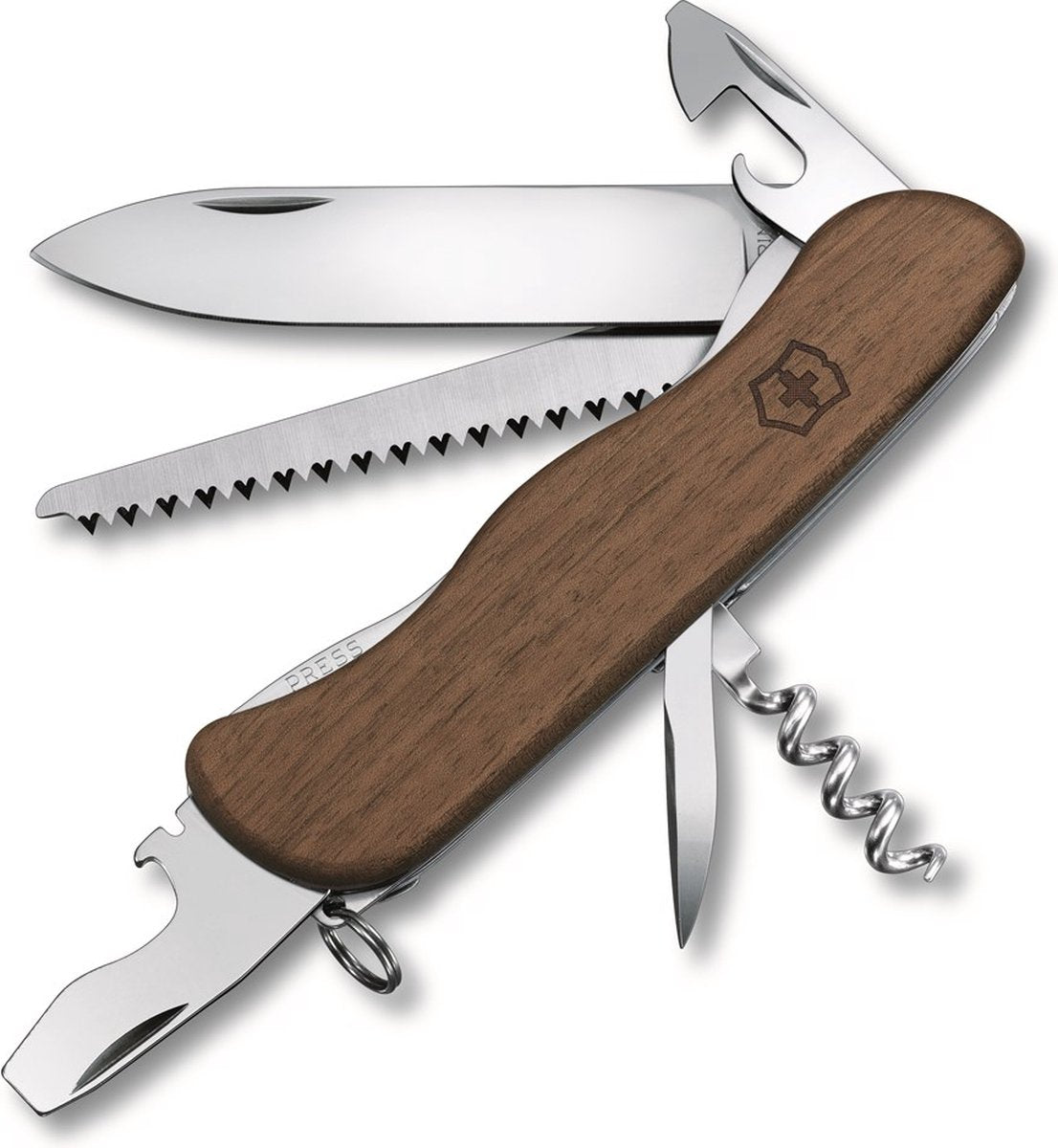 Cuchillo suizo Victorinox Forester wood - 10 funciones - madera