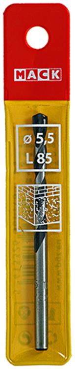 Mack 1018445 - Broca para hormigón DIN 8039 ø 5,5 x 85 mm | 5 piezas