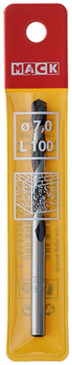 Mack 1018448 - Broca para hormigón DIN 8039 ø 7,0 x 100 mm | 5 piezas