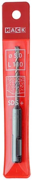 Mack 1018474 - taladro percutor sds + ø 5,0 x 110 mm | 5 piezas
