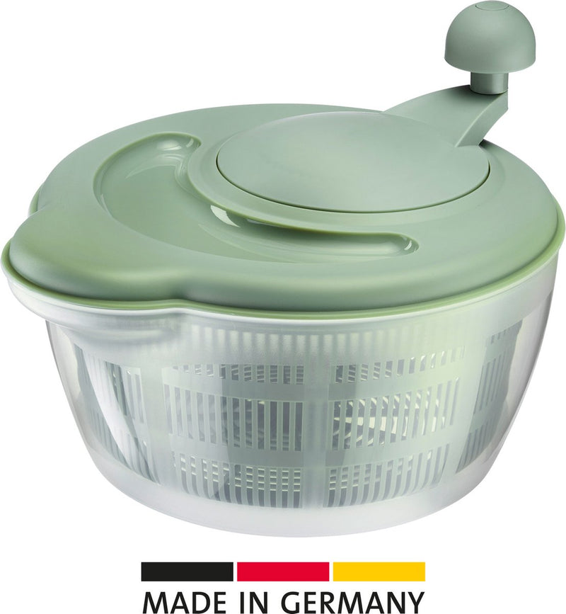 Escurridor de ensalada Westmark, capacidad: 5 l, ø 26 cm, plástico, sin BPA, fortuna, color: verde menta transparente, 2432224m