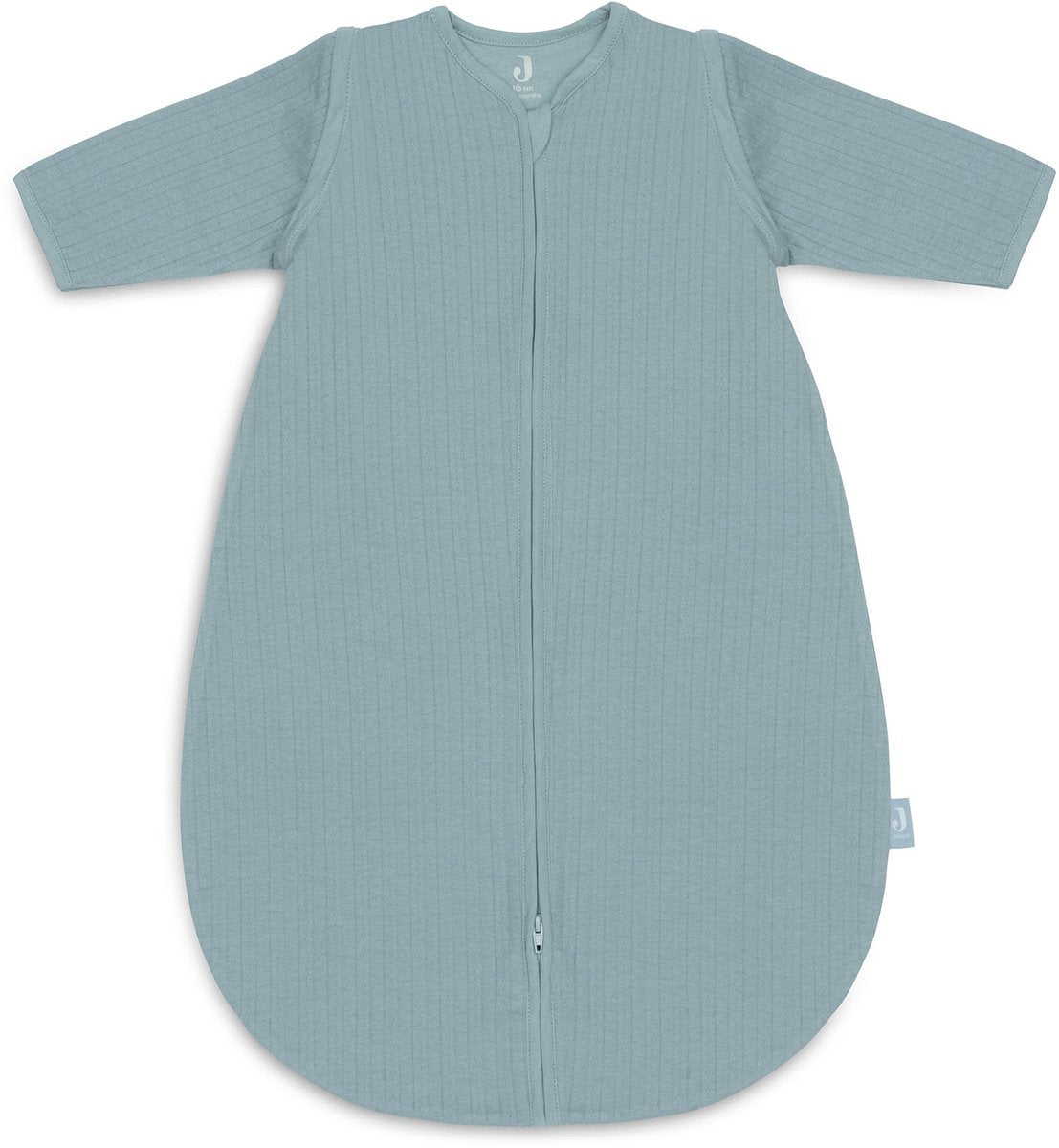 Saco de dormir para bebé Jollein de verano con manga desmontable 110 cm - redondo - verde mar abierto - saco de dormir de verano