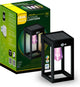 Lampada da esterno solare intelligente Calex - lampada da parete intelligente lanterna - RGB e bianco caldo - illuminazione da esterno - nera