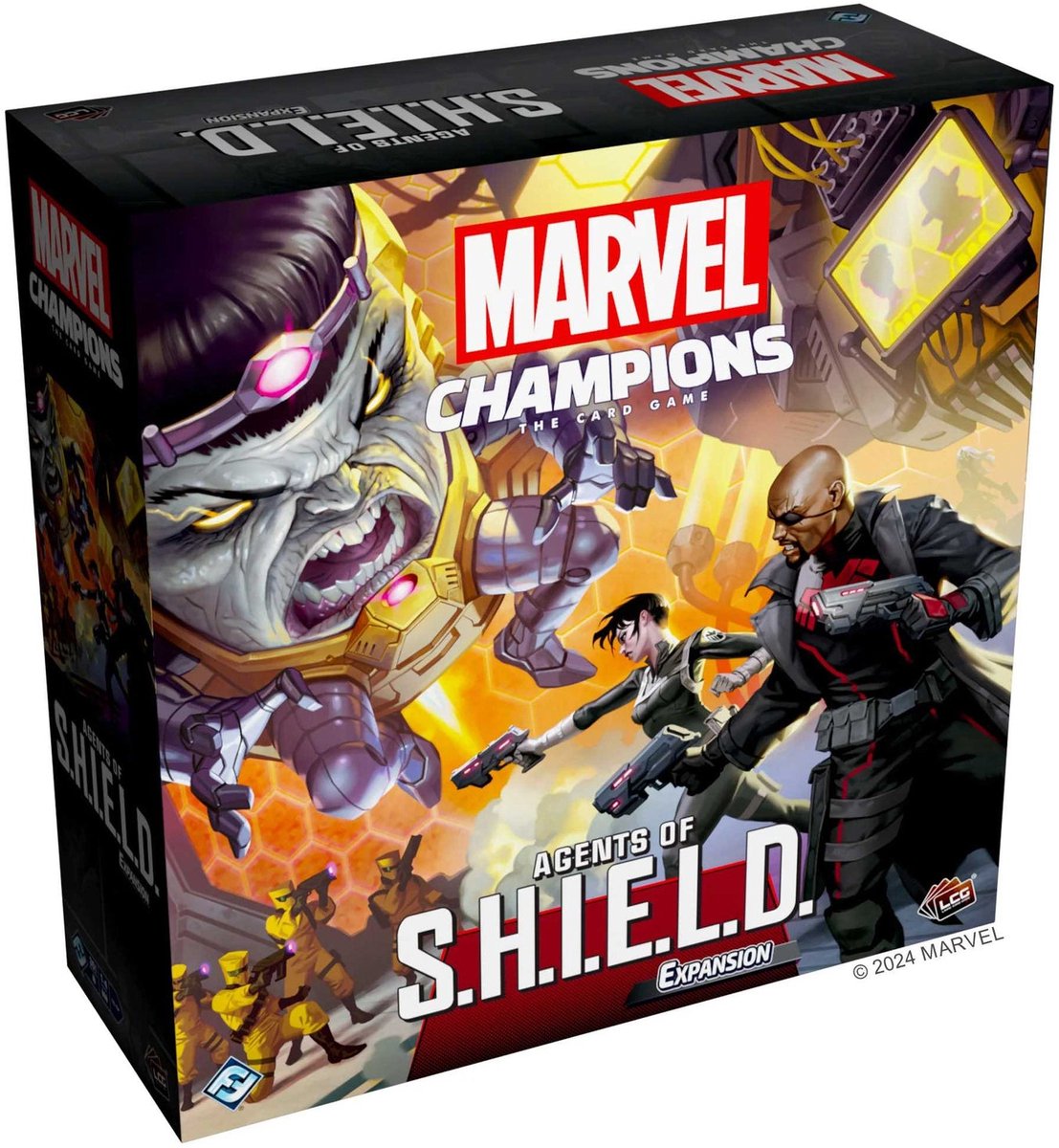 Agentes campeones de Marvel de S.h.i.e.l.d. lcg - juego de cartas - paquete de expansión