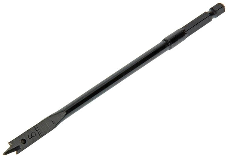 Mack 1018513 - Broca plana para madera DIN 7487 ø 8,0 x 160 mm | 5 piezas