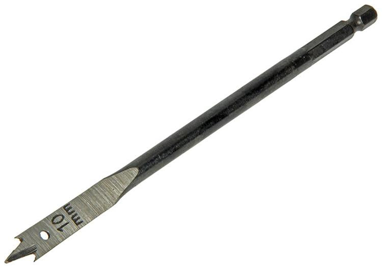 Mack 1018514 - Broca plana para madera DIN 7487 ø 10,0 x 160 mm | 5 piezas