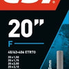 Tubo interno CST 20 x 1.50-2.50 (40 62-406) AV 40 mm