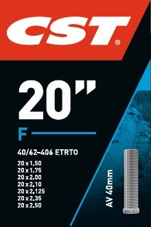 Tubo interno CST 20 x 1.50-2.50 (40 62-406) AV 40 mm
