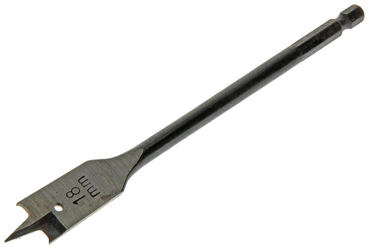 Mack 1018518 - Broca plana para madera DIN 7487 ø 18,0 x 160 mm | 5 piezas