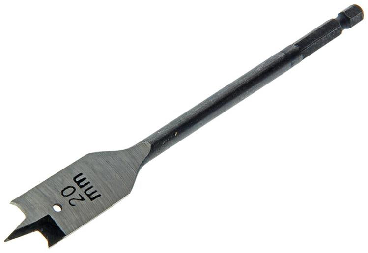 Mack 1018519 - Broca plana para madera DIN 7487 ø 20,0 x 160 mm | 5 piezas