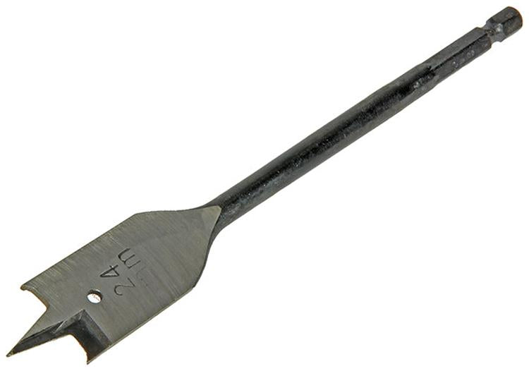 Mack 1018521 - Broca plana para madera DIN 7487 ø 24,0 x 160 mm | 5 piezas