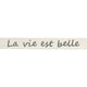 Vaessen creative • ribbon 2mx15mm fr la vie est belle