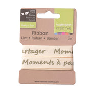 Vaessen creative • ribbon 2mx15mm fr moments à partager - afbeelding 2