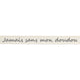 Vaessen creative • cinta 2mx15mm fr jamais sans mon doudou