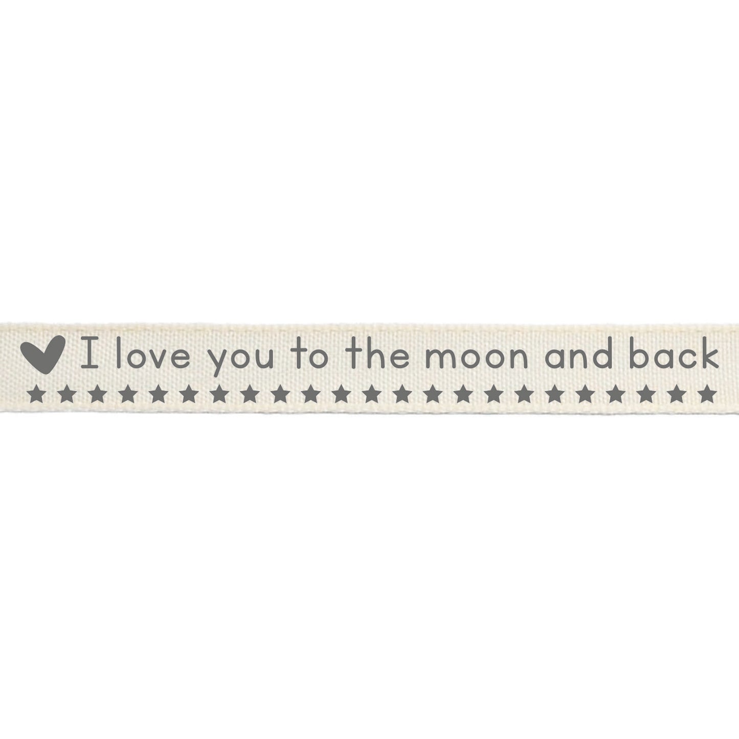 Vaessen creative • ribbon 2mx15mm eng i love you to the moon