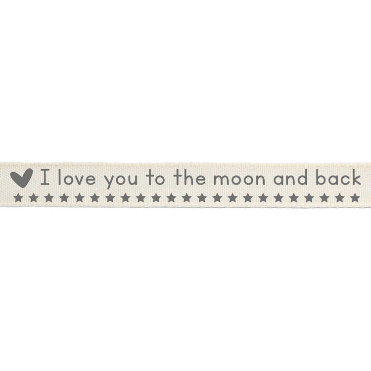 Vaessen creative • ribbon 2mx15mm eng i love you to the moon