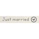 Vaessen creative • ribbon 2mx15mm eng just married
