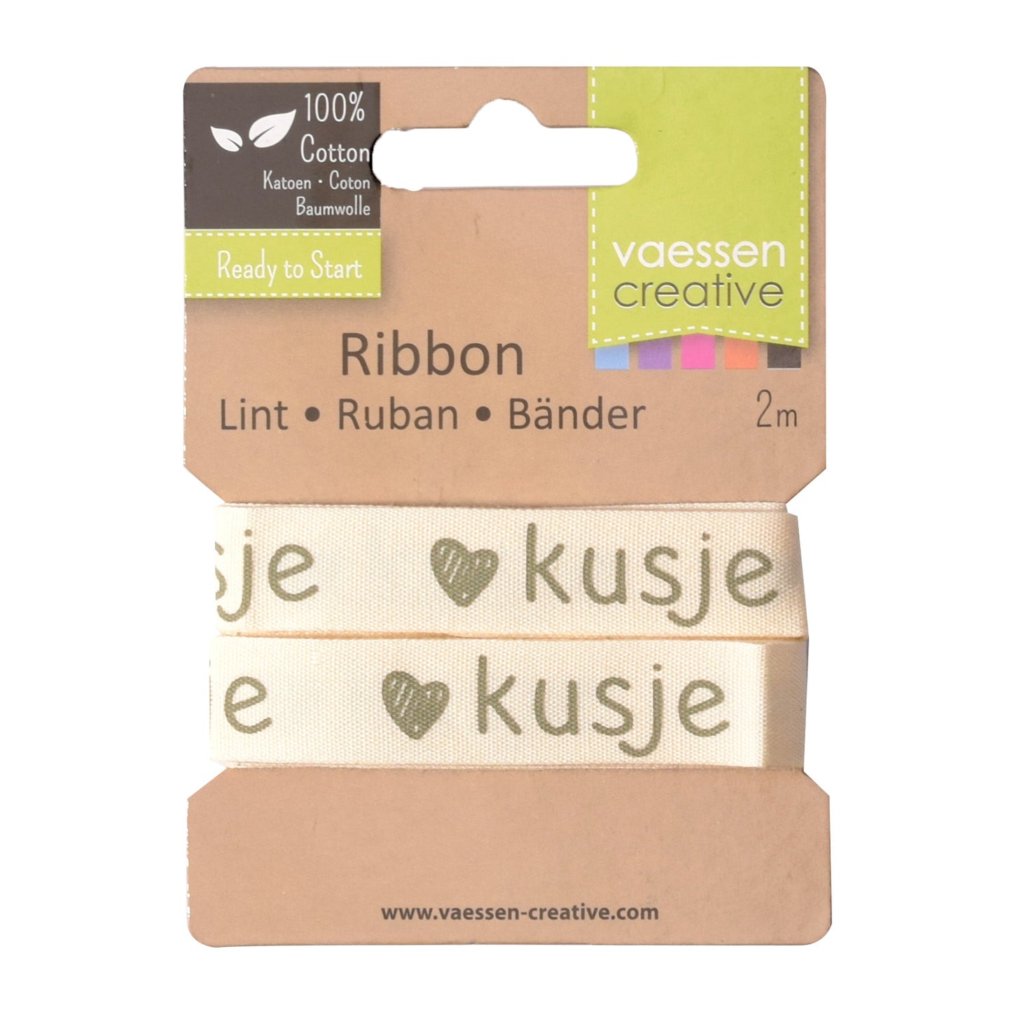 Vaessen creative • nastro 2mx15mm nl kiss