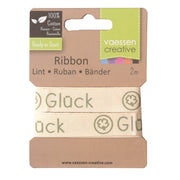 Vaessen creative • ribbon 2mx15mm de glück - afbeelding 2