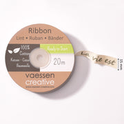 Vaessen creative • ribbon 20mx15mm fr la vie est belle - afbeelding 2