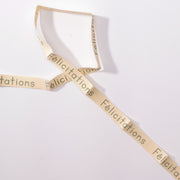 Vaessen creative • ribbon 20mx15mm fr félicitations - afbeelding 2