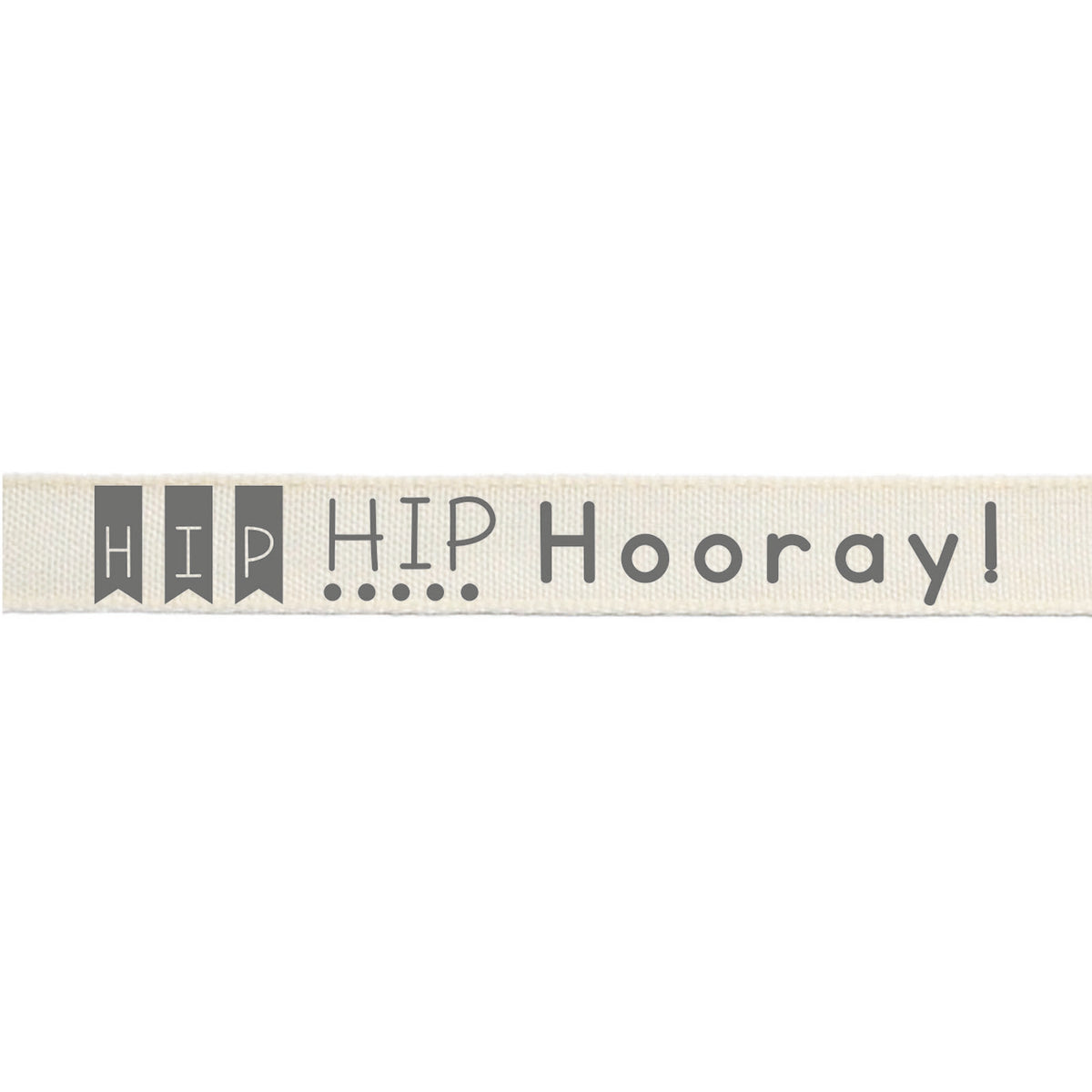 Vaessen creative • ribbon 20mx15mm eng hip hip hooray!