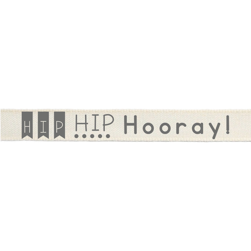 Vaessen creative • cinta 20mx15mm eng hip hip ¡hurra!